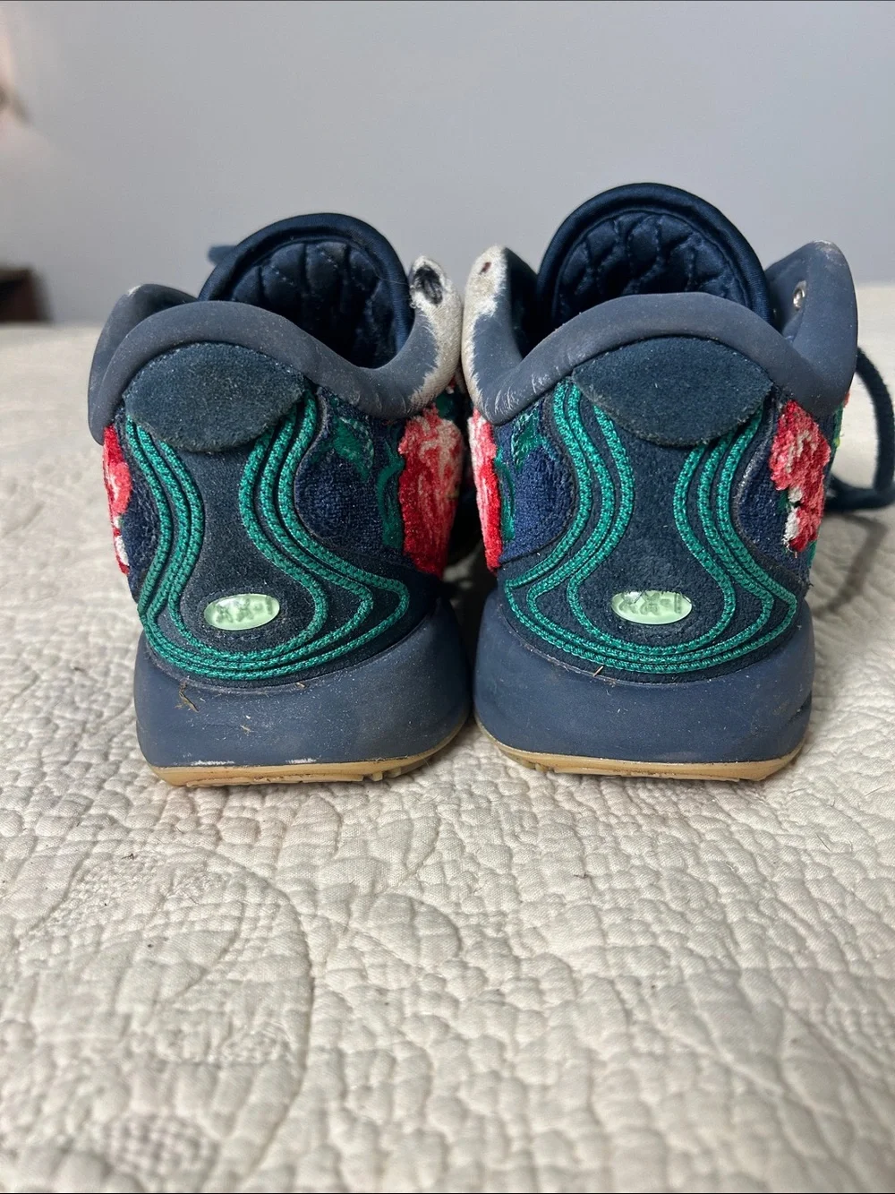 Nike Men's Floral-Print Athletic Shoes Father of Pearl Sneakers